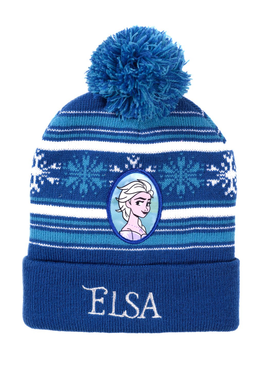 Синя шапка ELSA з помпоном Disney (298704584)