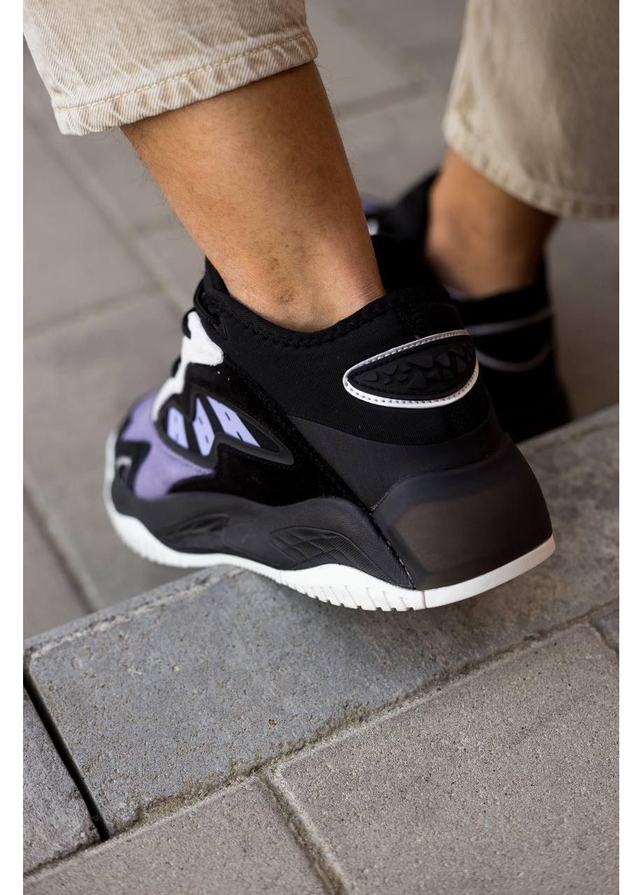 Черные демисезонные кроссовки мужские adidas streetball 2.0 violet black адидас No Brand