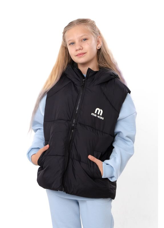 Демисезонная детская жилетка (унисекс) с капюшоном (p-18190) Носи своє (363849434)