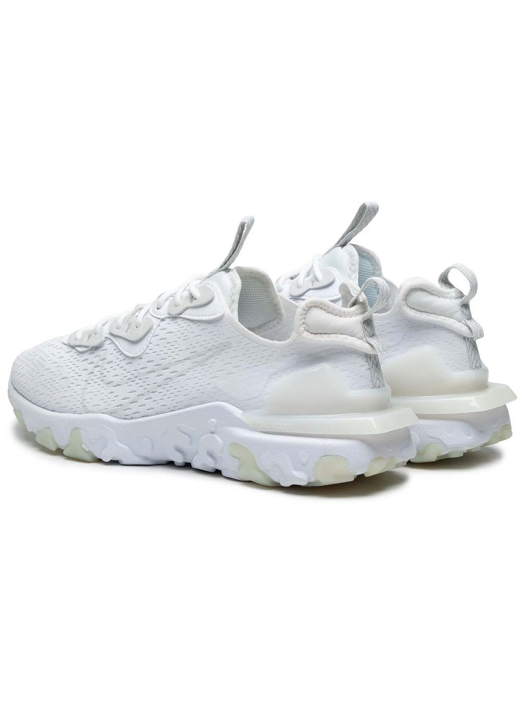 Білі всесезон кросівки чоловічі react vision cd4373-101 весна-літо текстиль сітка білі Nike
