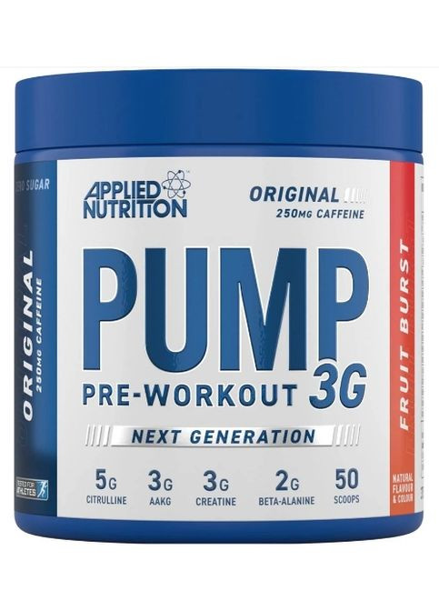 Pump 3g 375 g /50 servings/ Fruit Burst Applied Nutrition (295905355)
