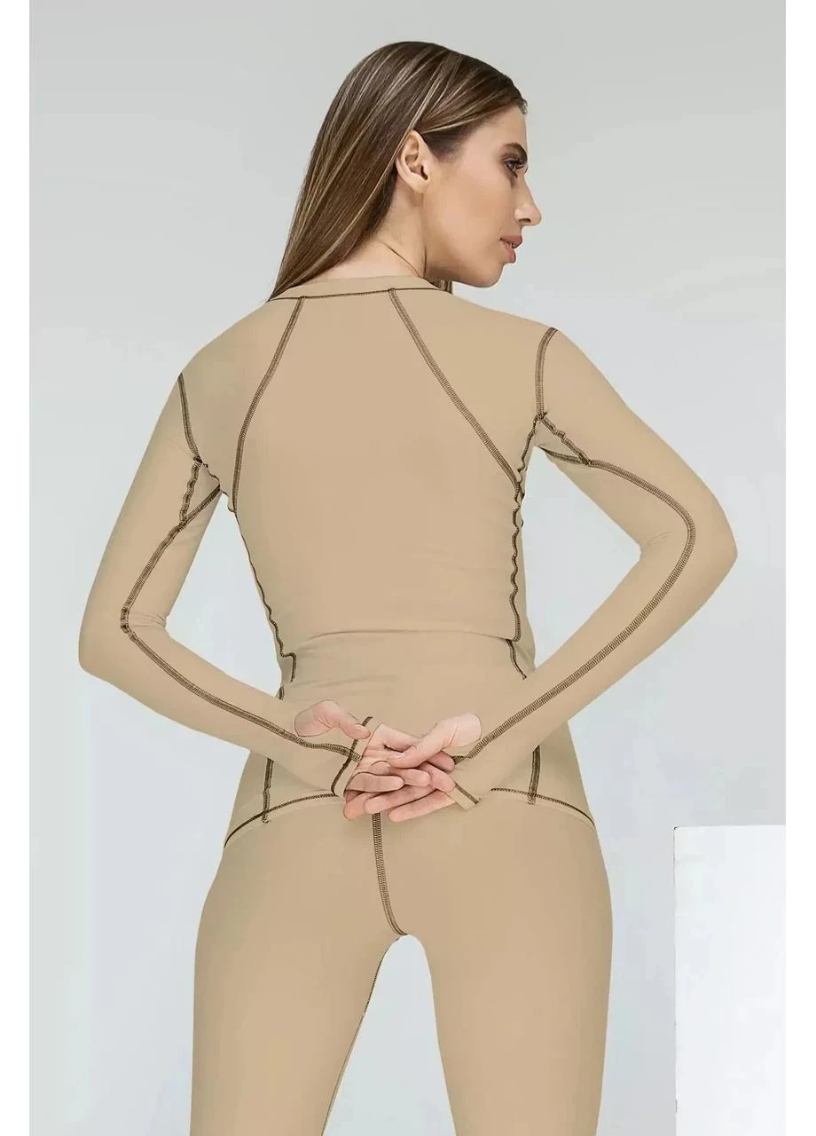 Термофутболка для женщин CARPATHIAN бежевая XS TOTALFIT (390446339)