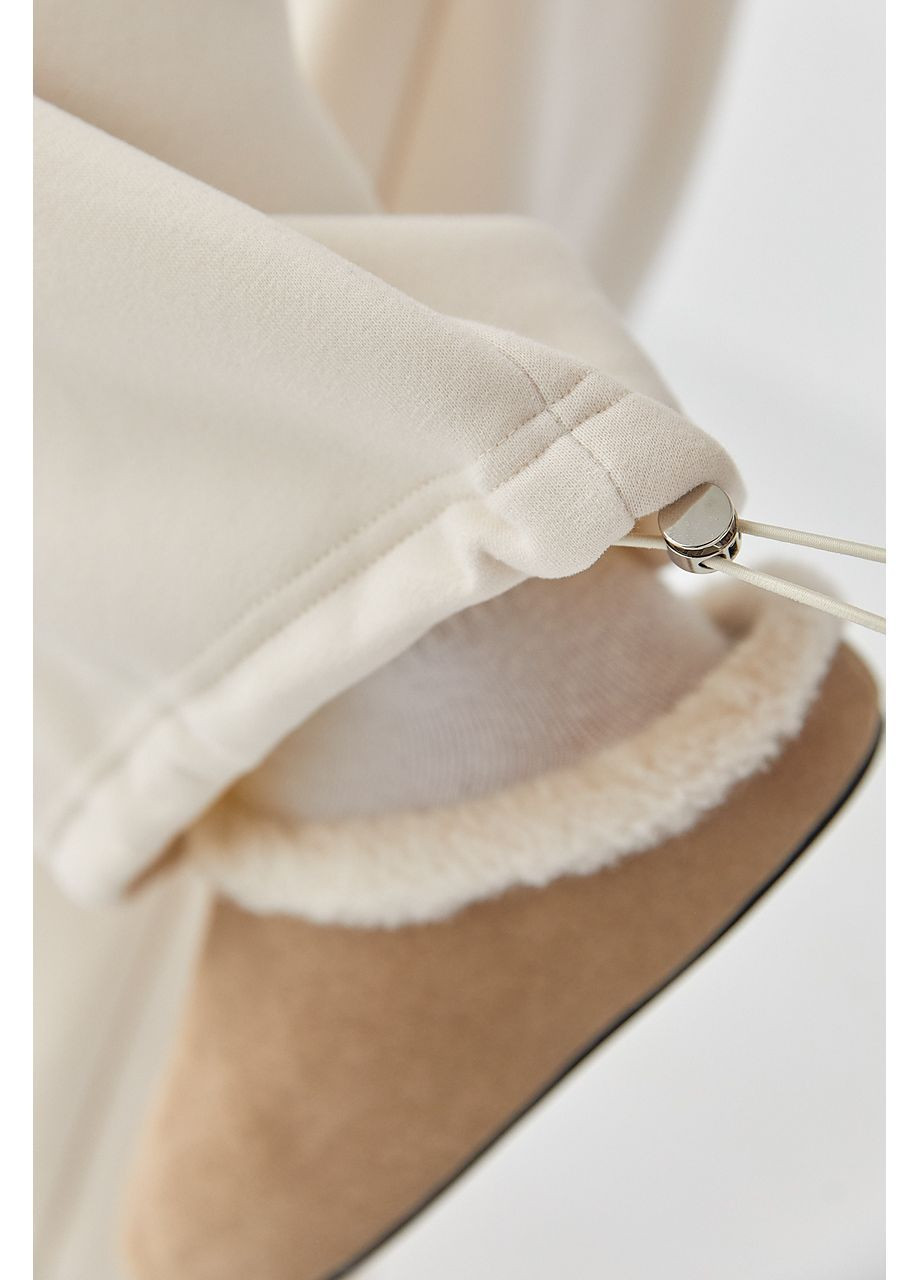 Теплий спортивний костюм із принтом - темно-сірий колір Lurex (364967806)