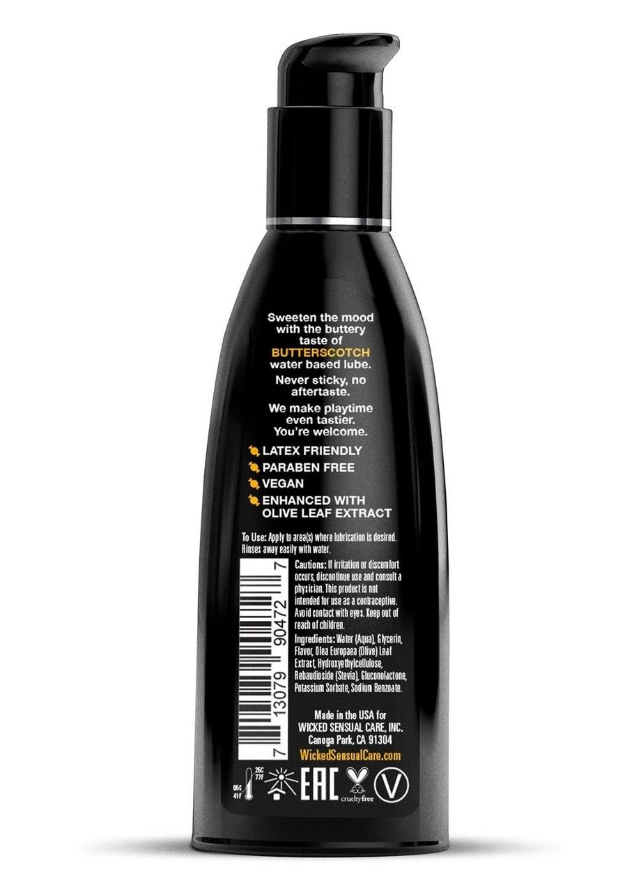 Лубрикант оральний зі смаком ірисок Butterscotch на водній основі, 60 мл Wicked Sensual Care (383275009)