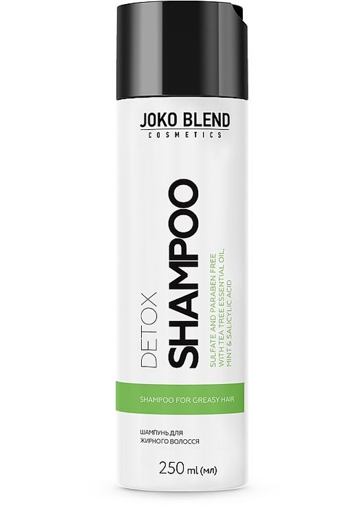 Бессульфатный шампунь для жирных волос Detox Shampoo 250ml (602827-31016160) Joko Blend (368642624)