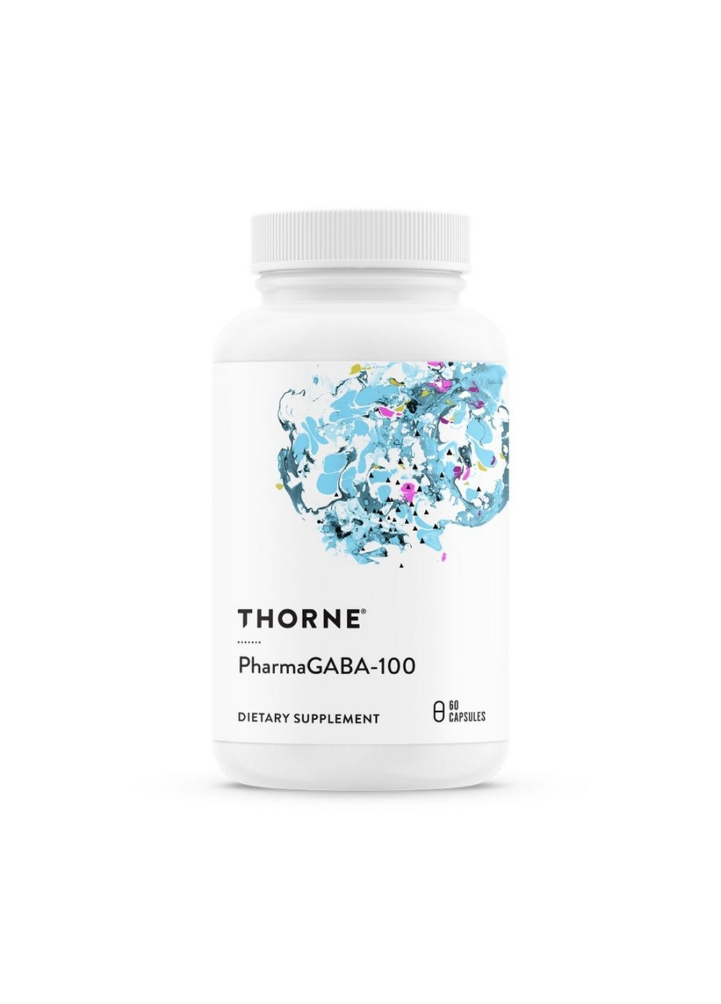 Амінокислота Pharma GABA-100, 60 капсул Thorne Research (293417915)