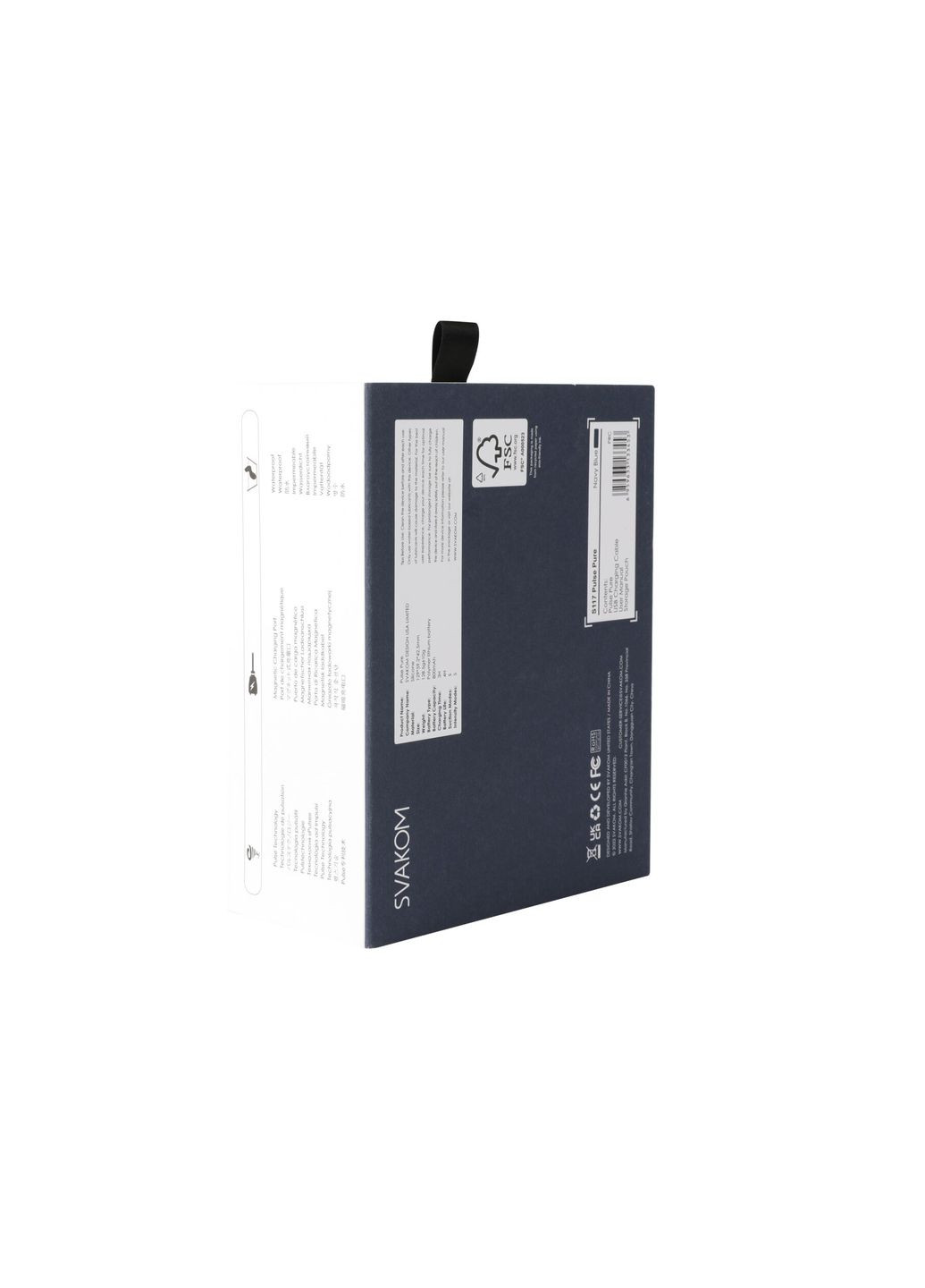 Вакуумный клиторальный стимулятор Pulse Pure Navy Blue, 5 режимов, 5 интенсивностей в каждом Svakom (297202160)