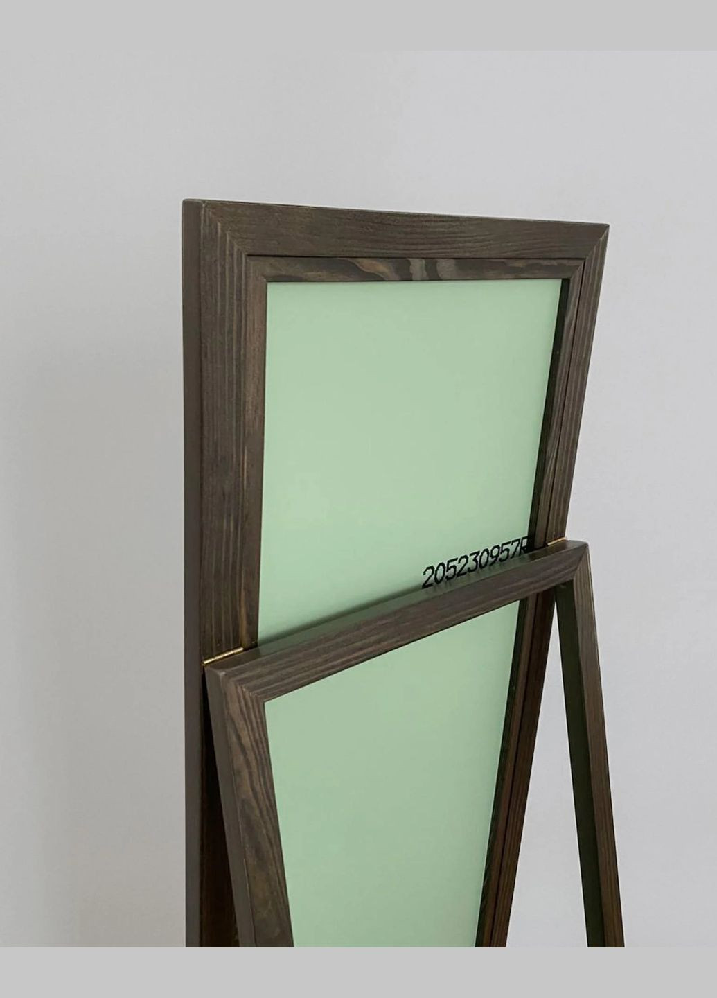 Зеркало напольное в деревянной раме в полный рост Светло-коричневый 150х40 см W.W.STYLE (327053319)