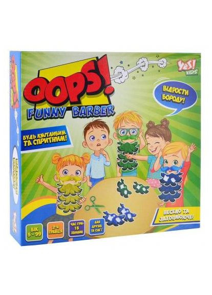 Настільна гра Oops! Відрости бороду! (953761) Yes Oops! Отрасти бороду! (368563549)