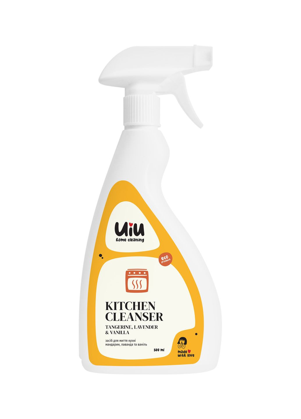 UIU Средство для мытья кухни Мандарин & Лаванда & Ваниль 0,5 л (4820152333377) DeLaMark (280917441)