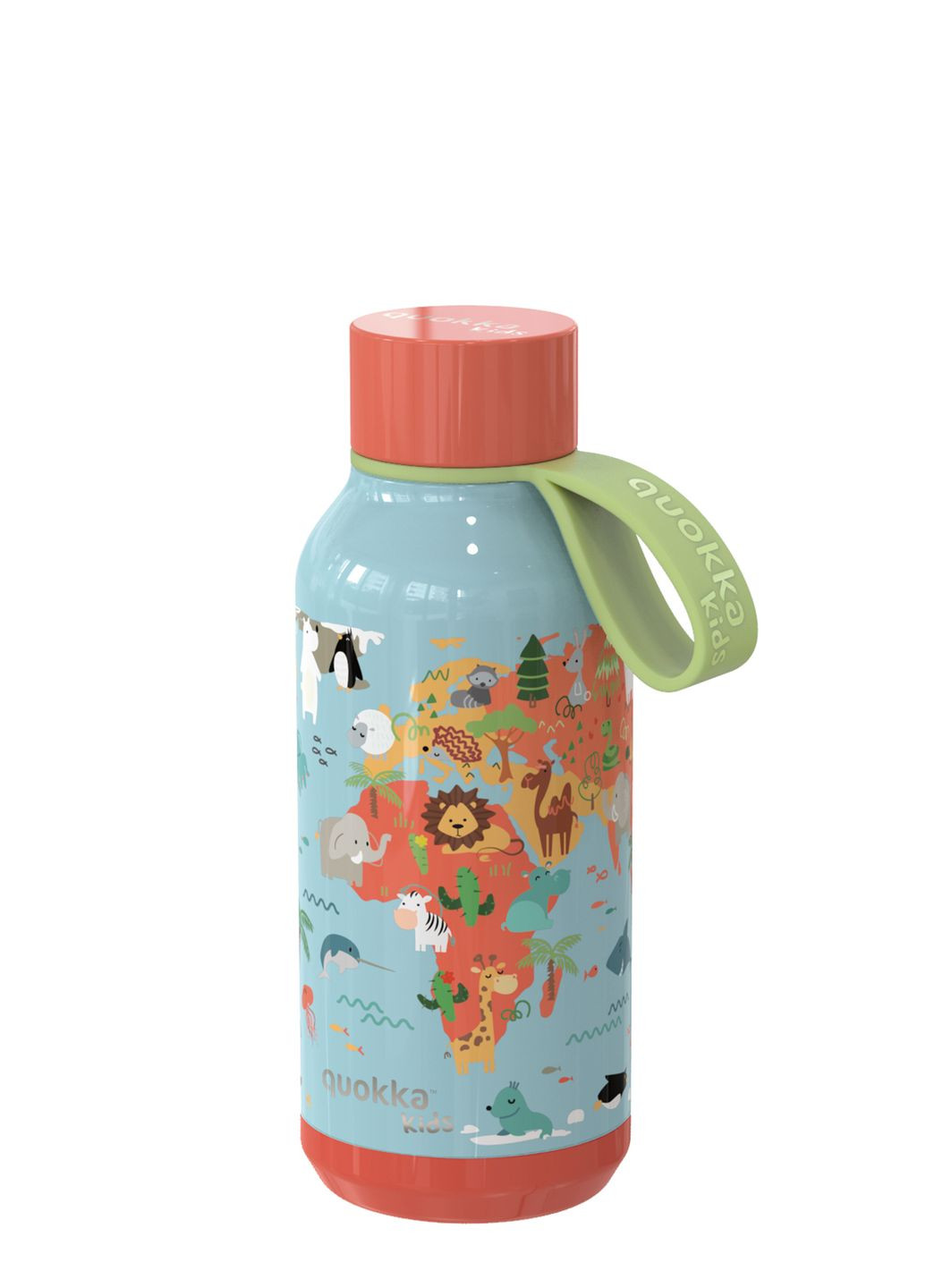 Термопляшка дитяча з силіконовою ручкою 330 мл Map of Life (40146) Quokka (322336414)