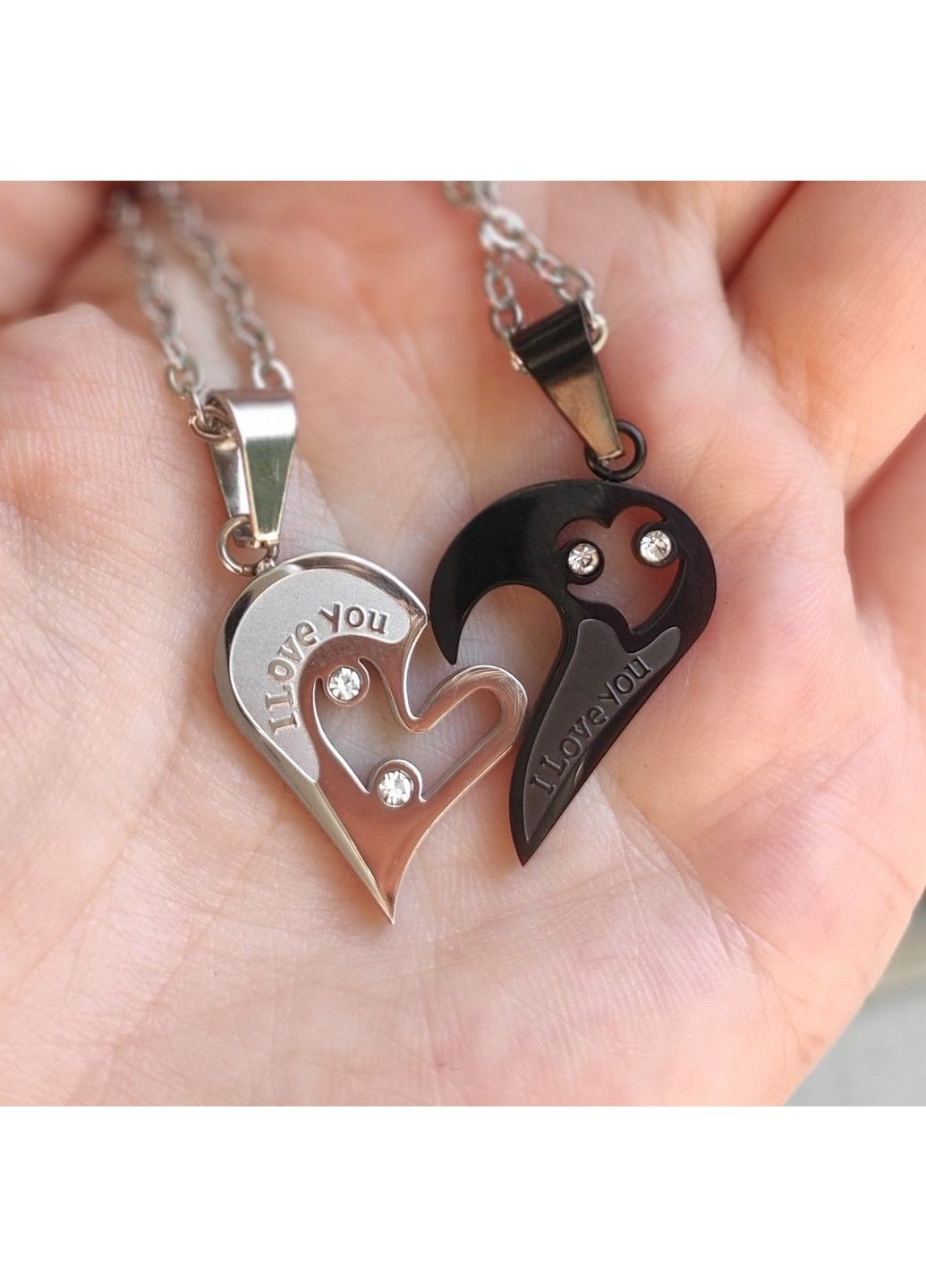 Парні кулони з гравіровкою з нержавіючої медичної сталі PP-053 No Brand (299340329)