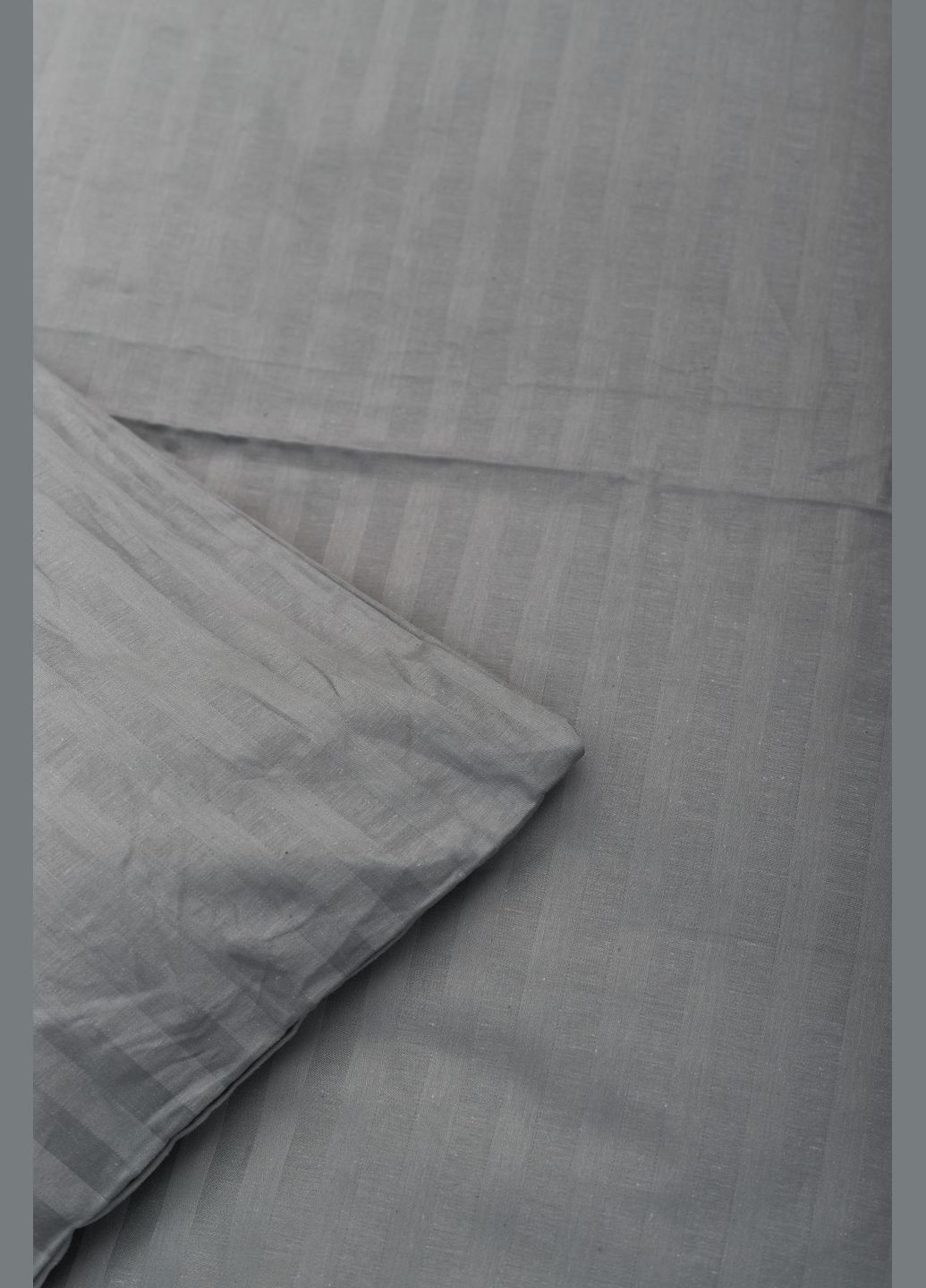 Комплект постельного белья Satin Stripe евро 200х220 наволочки 4х70х70 (MS-820003654) Moon&Star stripe gray (288044179)