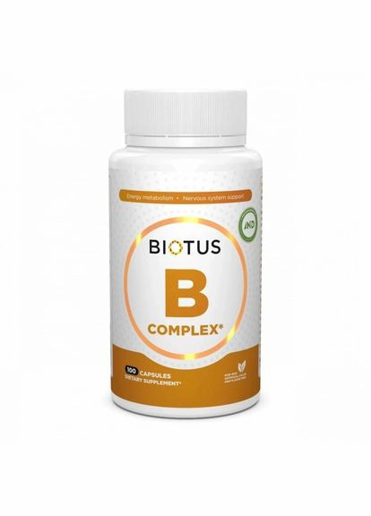 B-комплекс, B-complex,, 100 капсул (BIO-531040) Biotus (266039108)