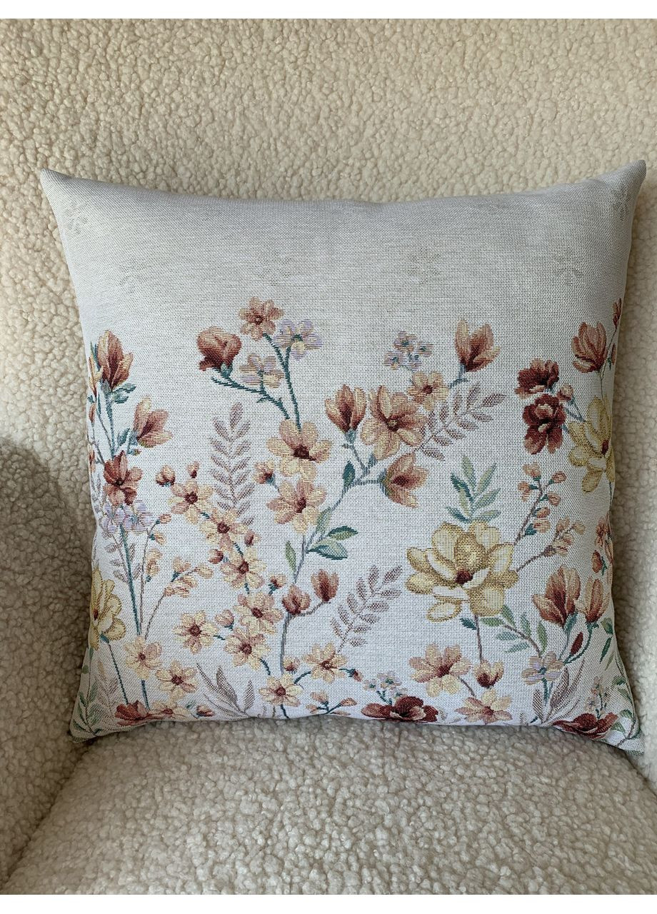 Наволочка гобеленовая односторонняя 45х45 см. RANIA No Brand (360889999)