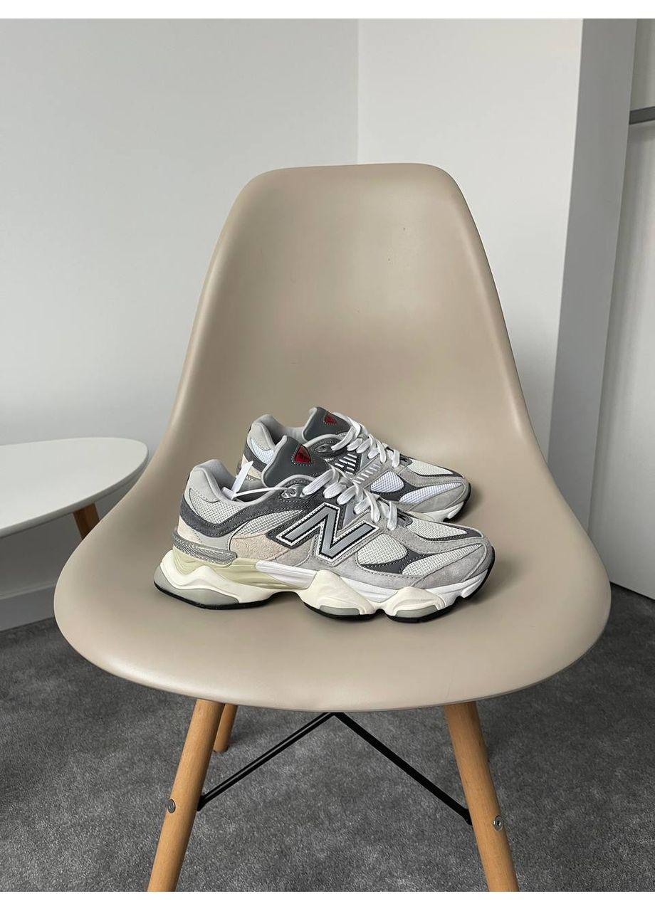 Кроссовки женские и мужские New Balance 9060 grey | Нью Беланс 9060 серые No Brand серые демисезоны (361947237)