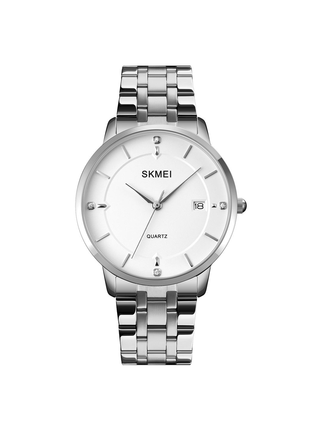 1801SSI Silver Case Mesh Band Skmei (323079822)