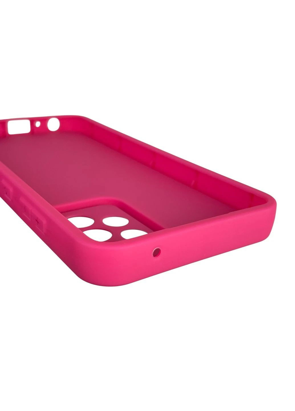 Чехол силиконовый оригинальный Soft Touch с 3D принтом вишенки для Galaxy A52 5G (SM-A526) малиновый (Полная защита камеры) Samsung (378977900)