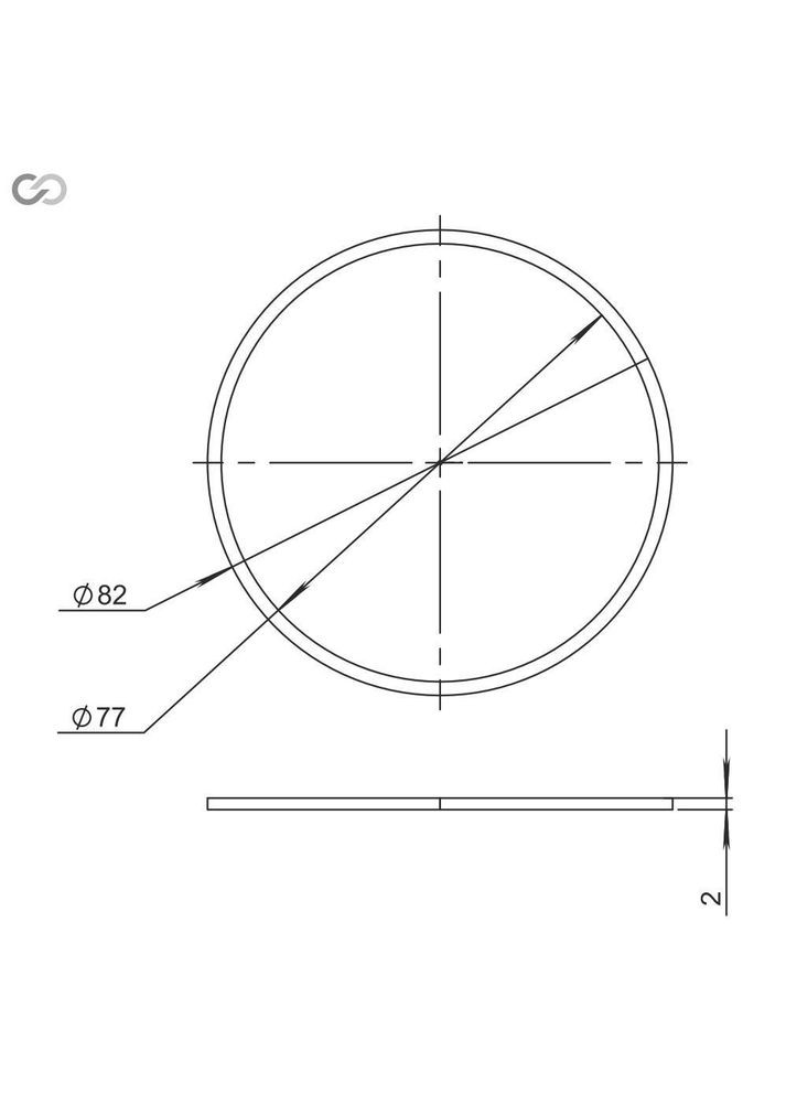 Термостойкая прокладка К1000.0030.ЗУ, до 1000°C, слюдяная армированная SoloPlast (340286036)