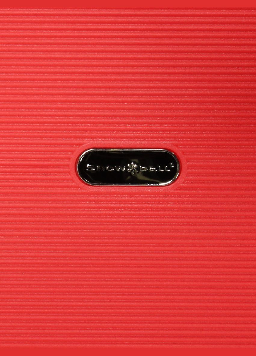 Чемодан маленький S полипропилен 21204 57×41×22см 36л Красный Snowball (297643731)