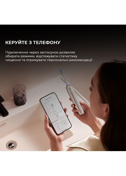 Електрична зубна щітка Fresh Pro Sliver (ATB15A-SIL) Mova (360409639)