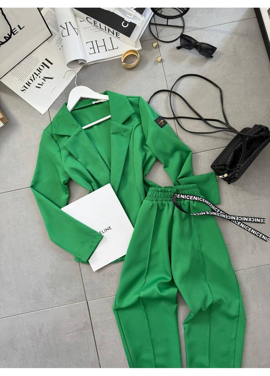 Костюм жіночий (піджак + брюки) — ЗАМІР В ОПИСІ GD/GL Модний простір (370853843)