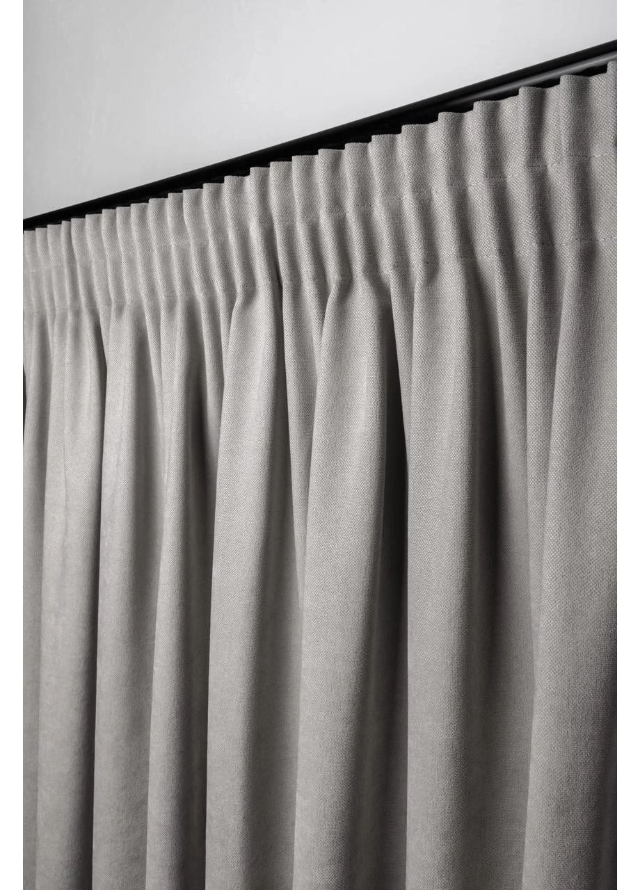 Штора из микровелюра 2шт. 3м х от 2,5м до 3м HYGG (370367197)