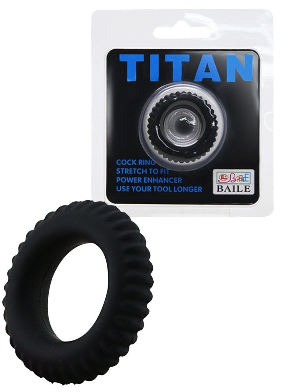 Ерекційне кільце Titan Cock Ring для посилення ерекції та продовження статевого акту LyBaile (325451931)
