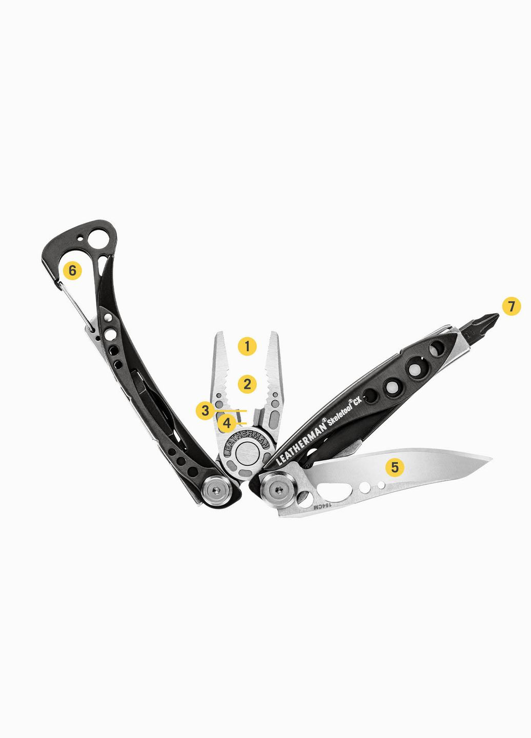 Мультитул Skeletool CX 7 Інструментів (830923) Leatherman (342967047)