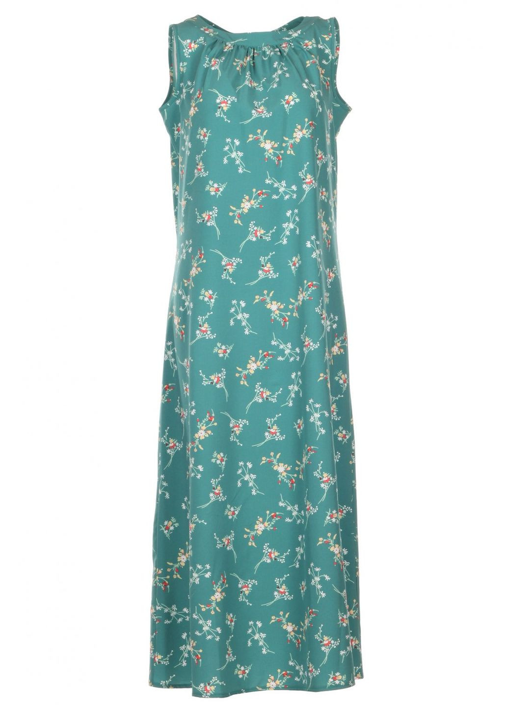 Зелена повсякденний жіноча сукня до підлоги в квіти (ll916615647) LadyLike