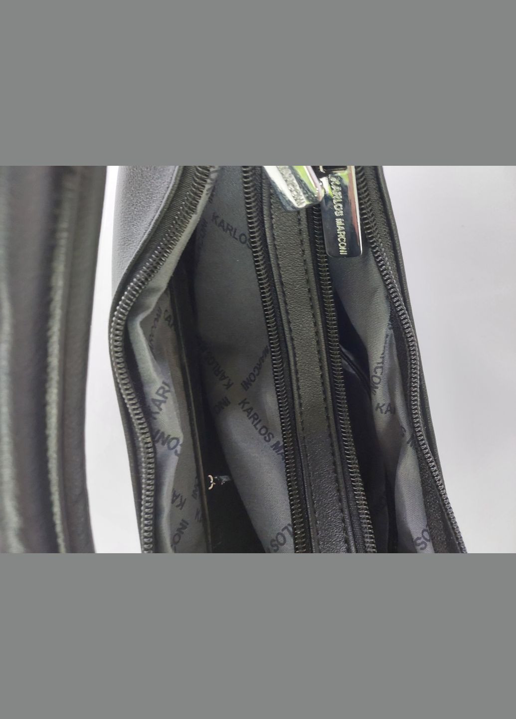 Сумка женская багет с коротким и длинным ремешком на два отделения белая Karlos Marconi (339079326)