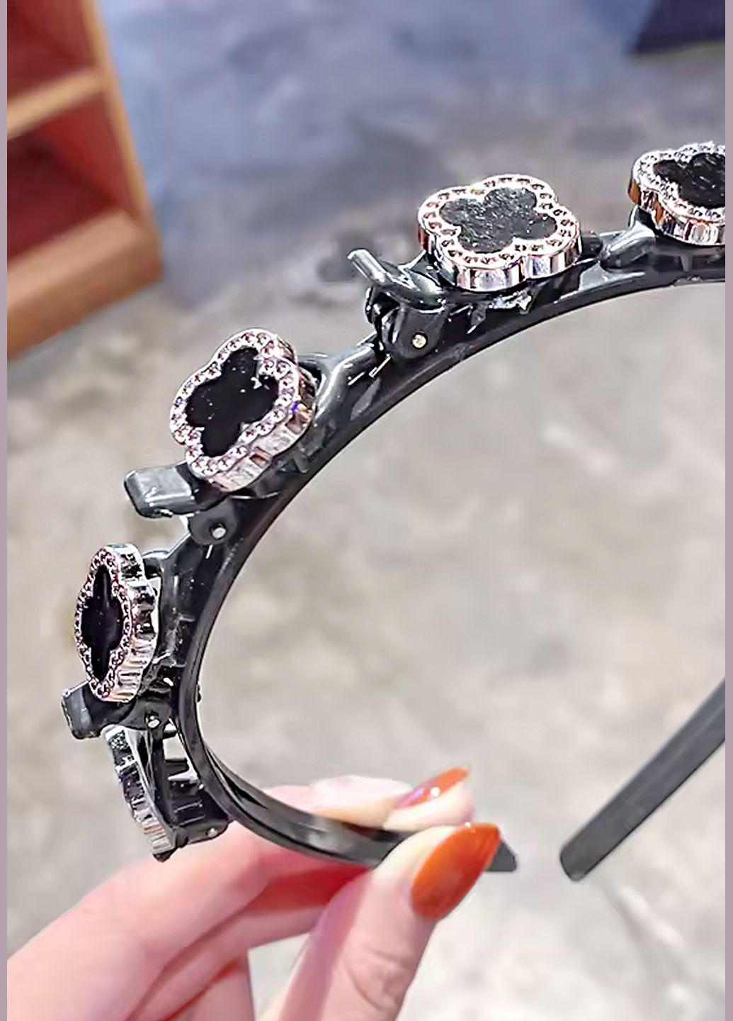 Обруч для волосся з затискачами "Festive" Анна Ясеницька (296505926)