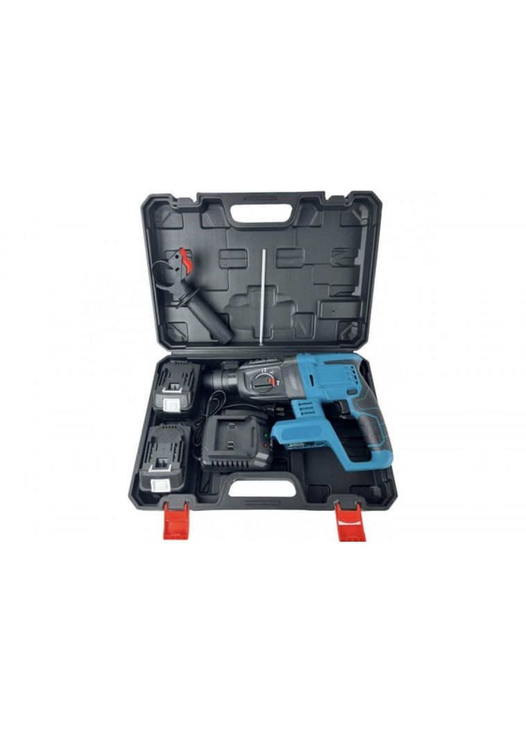 Акумуляторний дриль-перфоратор з обмежувачем глибини дриль з 2 акумуляторами та додатковою рукояткою в кейсі (DP064) No Brand (360867119)