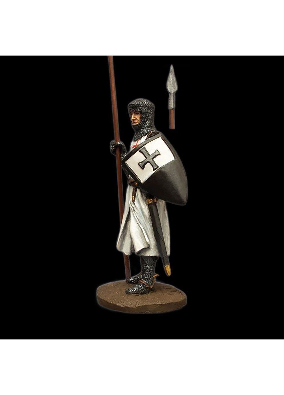 Статуэтка крашеная Тамплиер 6,5 см из металла и олова, коллекционная, антиквариат, подарок коллекционеру Artfactory (361860346)