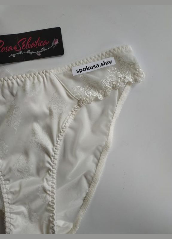 Модные трусики слипы 024 цвет шампань размер С. 44,2 Rosa Selvatica (324833280)