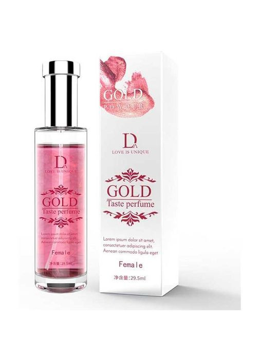 Інтимні парфуми для жінок "Gold Powder" з феромонами та перламутровим порошком 29,5 мл - Рожевий No Brand (335862672)