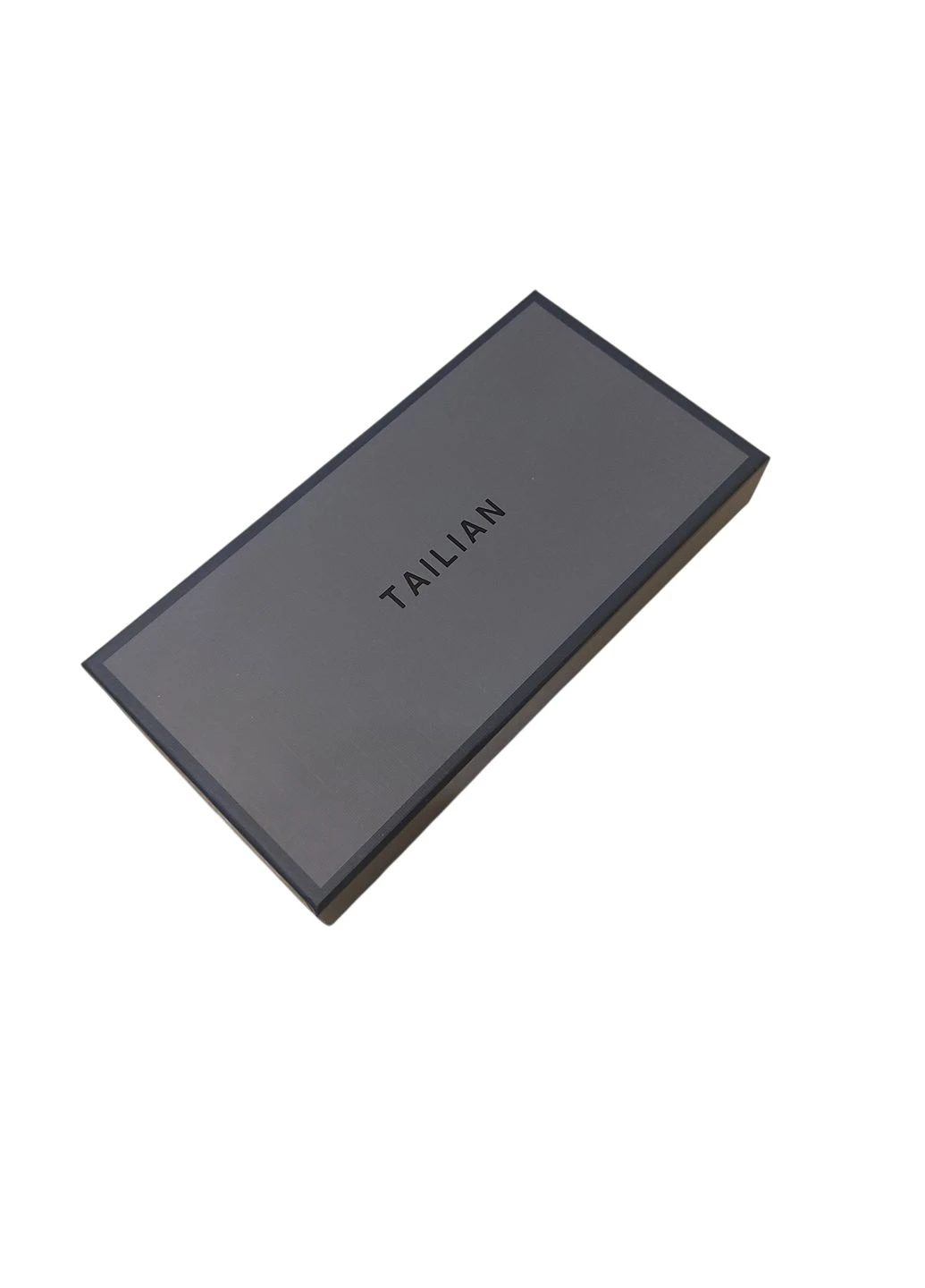 Мужской кожаный купюрник черный Tailian T530-H46 Black (347324974)