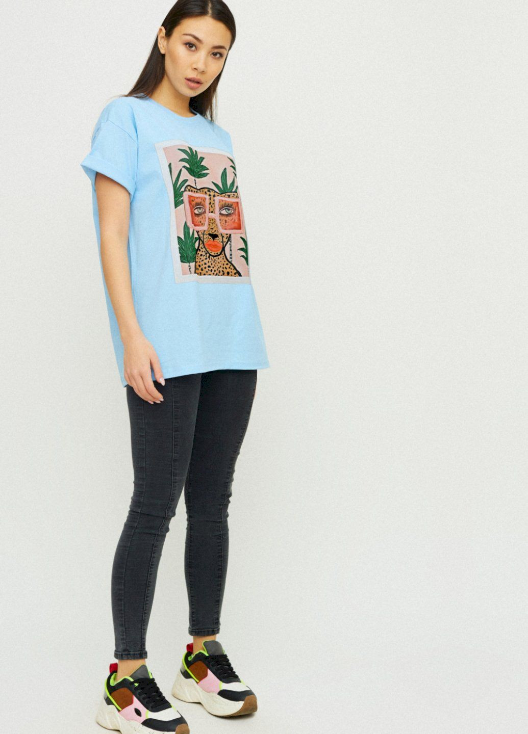 Футболка Oversize / air print / YAPPI - (225426188)