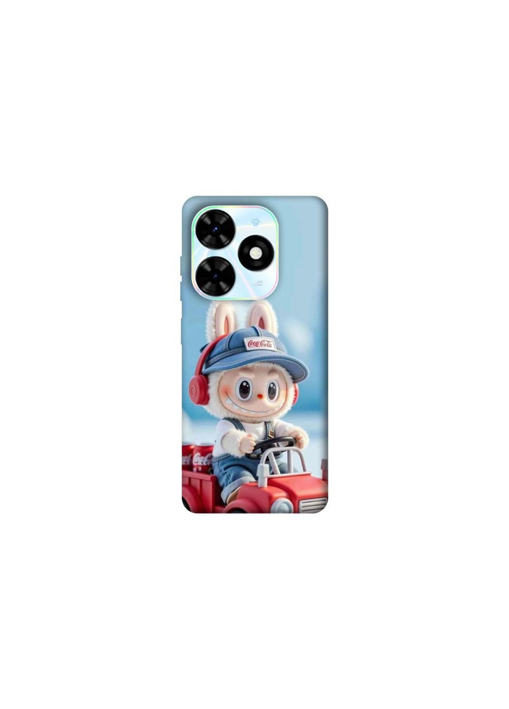 Чохол на TECNO Spark Go 2024 Labubu in the car Frontalka (356088818)