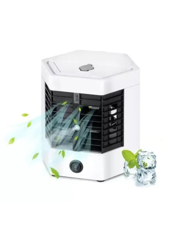 Портативний міні кондиціонер 10Вт Air Ultra PRO 3в1 з функцією зволоження та охолодження Білий/Чорний Arctic (351361339)