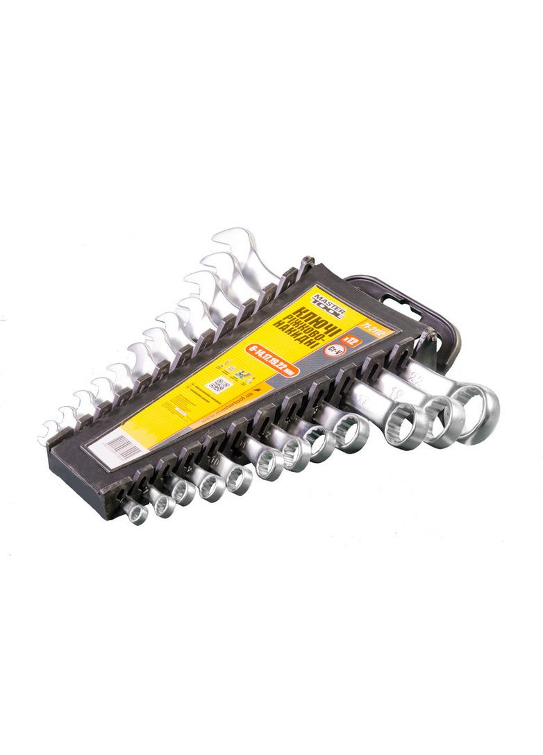 Ключи рожково-накидные набор 12 шт, (71-2112) Mastertool (340909841)