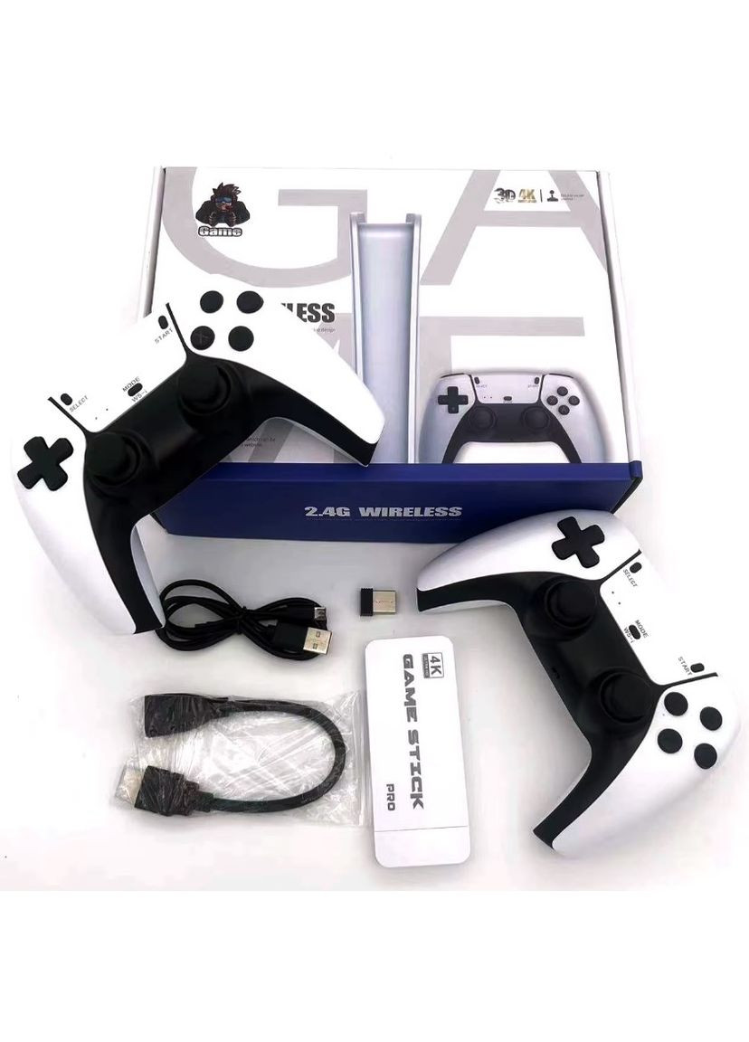 Игровая приставка консоль M15 Plus 64Gb 4K Game Stick 3D с двумя беспроводными джойстиками (2390000010) No Brand (340912483)