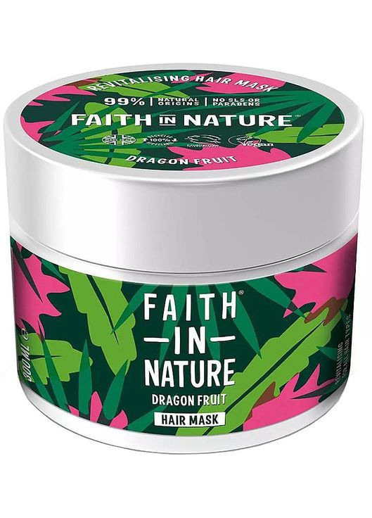 Відновлювальна маска для волосся "Пітахая" Dragon Fruit Revitalising Hair Mask 300ml (1051693-44016186) Faith In Nature (368740620)