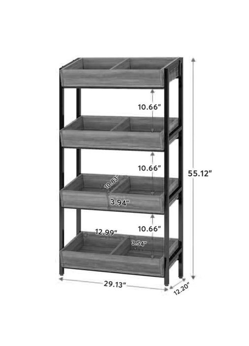 Стеллаж кухонный из дерева Грасмир венге-савоярди (СТА-00111215) No Brand (327860777)