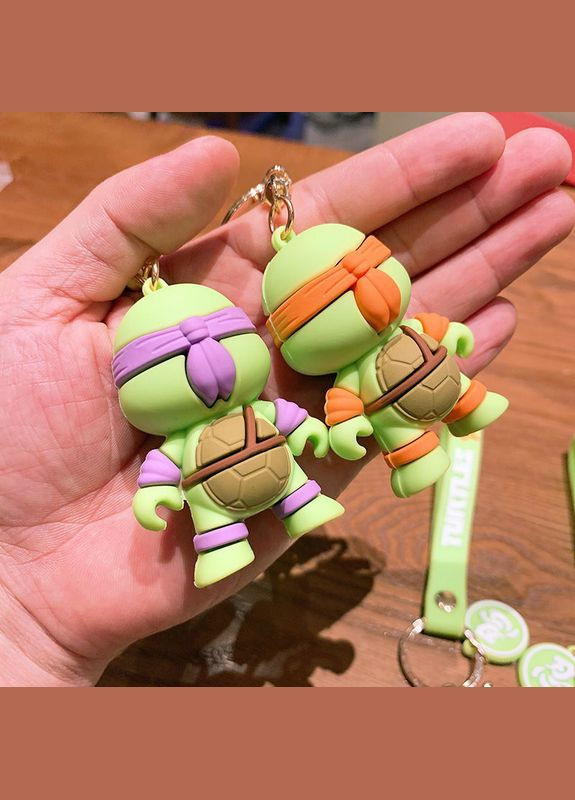Черепашки Ниндзя Микеланджело Michelangelo детский брелок на рюкзак, ключи Teenage Mutant Ninja Turtles Shantou (280258452)