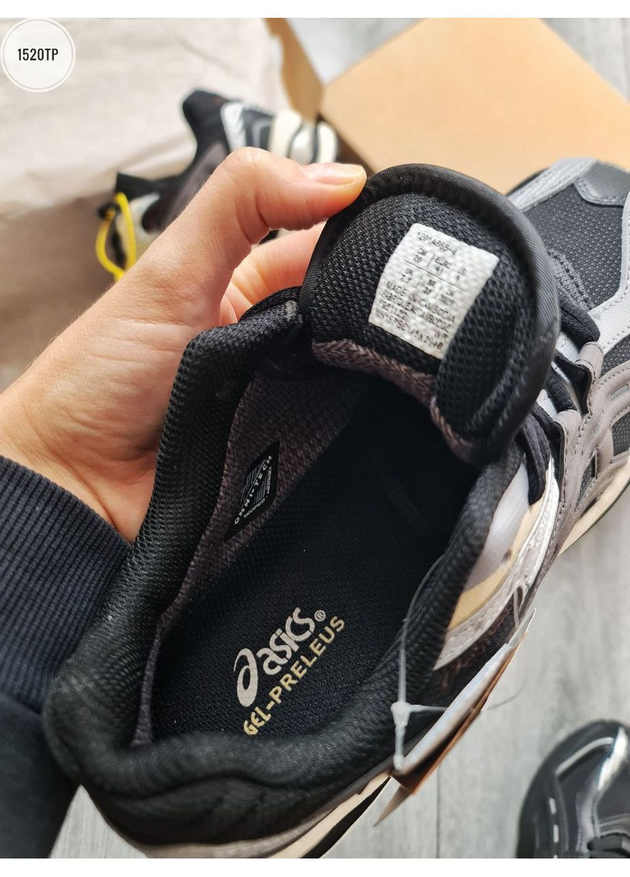 КРОССОВКИ ЖЕНСКИЕ ASICS GEL PRELEUS GORE-TEX TERMO BLACK / GRAY АСИКС ГЕЛЬ ПРЕЛЕУС No Brand чёрные демисезоны (367169611)