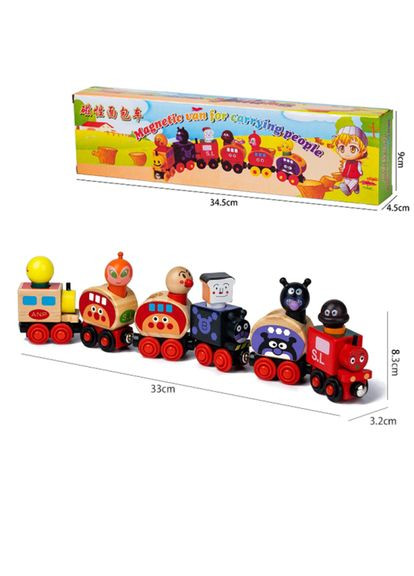 Дерев'яна іграшка Потяг 902-17G No Brand (286449190)