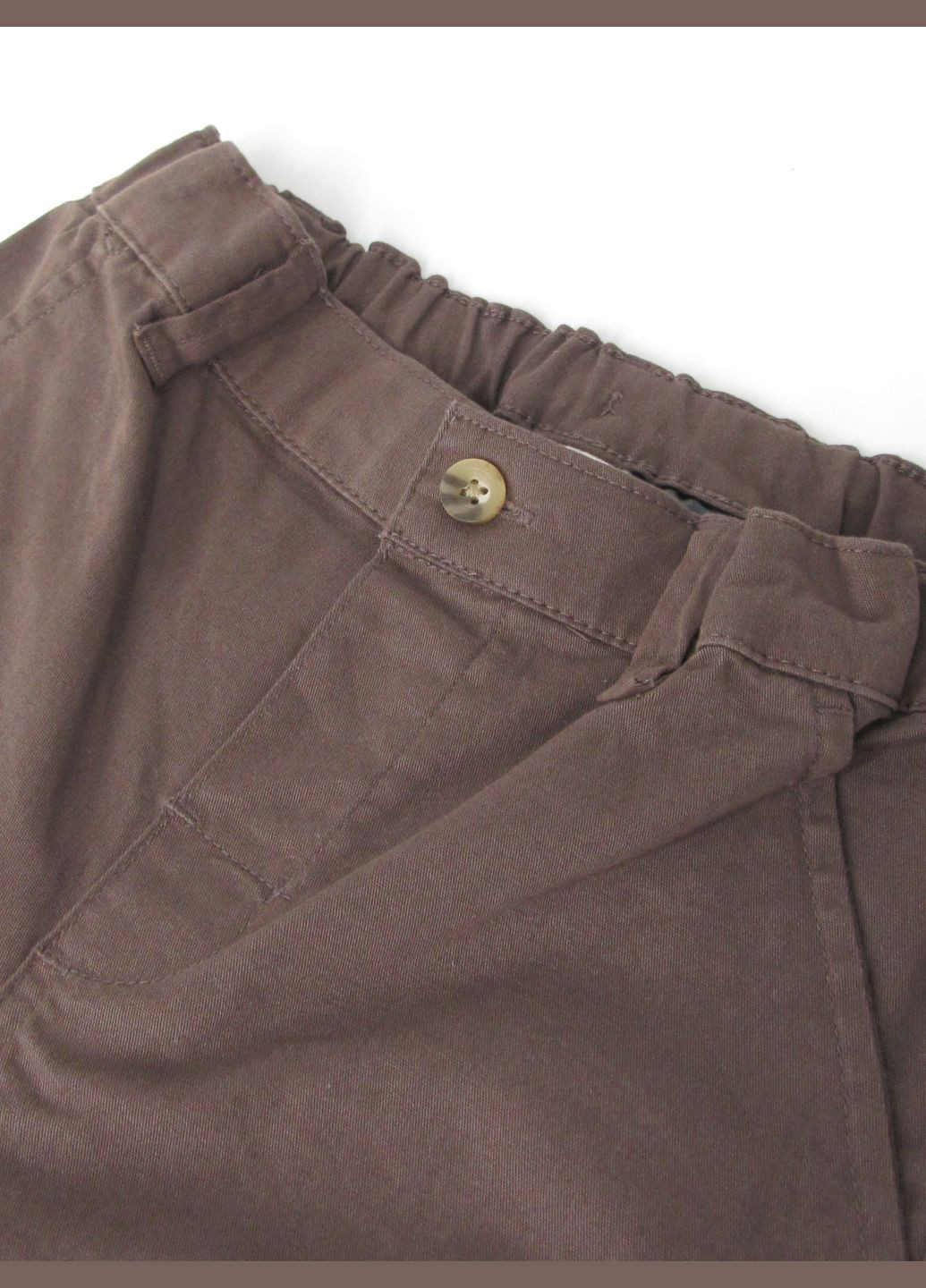 Темно-коричневые повседневный демисезонные брюки H&M