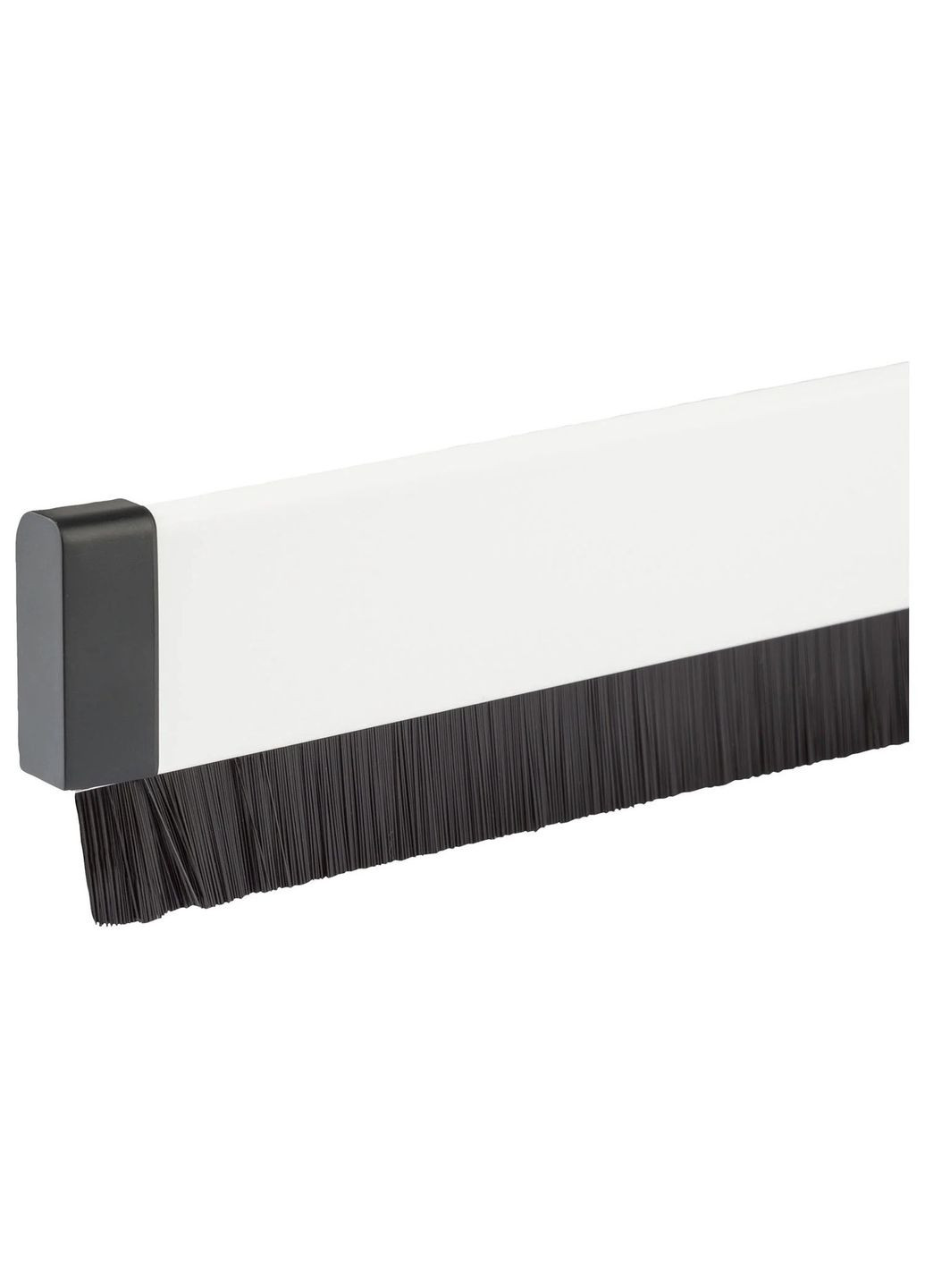 Щіточний автоматичний ущільнювач для дверей самоклеючий, 100 см, утеплювач дверей Parkside (361152134)