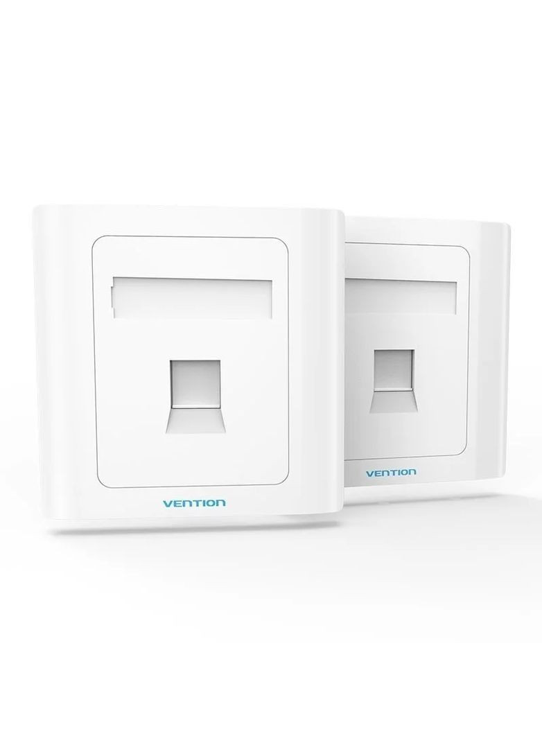 Мережева розетка 1 Port keystone Jack Wall Plate White 86 Type (IFAW0) (IFAW0) Vention 1 Port 86 Type (372686978)